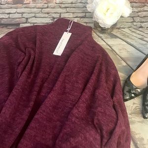 Heathmoor Maroon Poncho